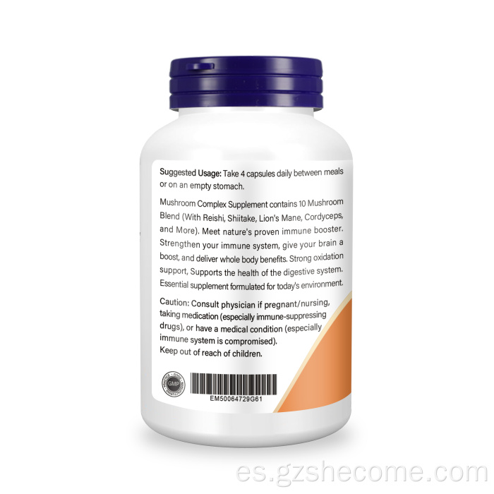 El hongo admite el sistema inmunitario Boost Optimice la salud